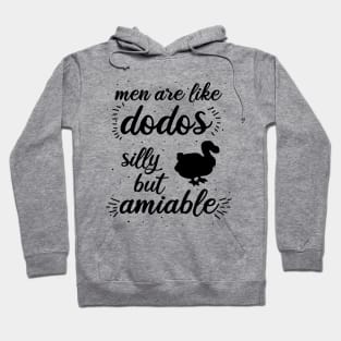 Dodos Männer Spruch Wortspiel flugunfähig Hoodie